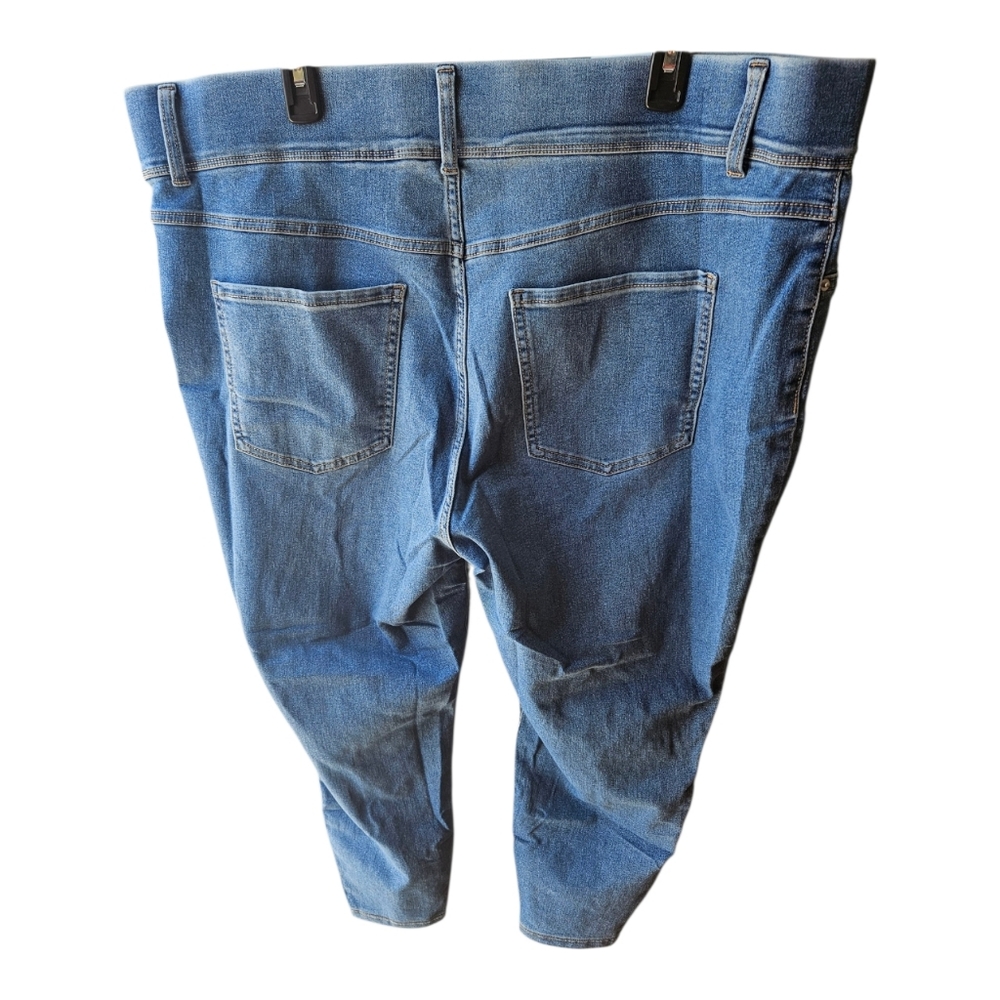Terra & Sky Plus Size Pull On Skinny High Rise Jeggings Size 2X (20w-22w) - Picture 3 of 6